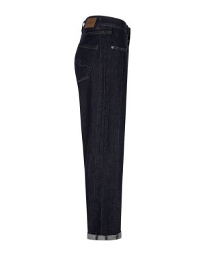 Caitlina side patch darkblue